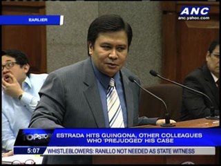 Jinggoy: Enrile not pulling Tuason's strings