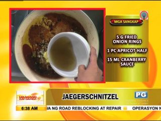 Recipe: Jaegerschnitzel