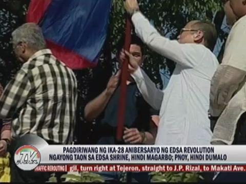 EDSA People Power celebration met with protests