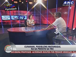 Dennis Cunanan on the way out of TRC?