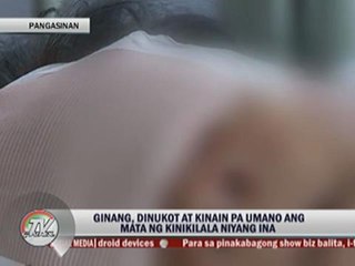 Woman pulls out, eats mom's eyes