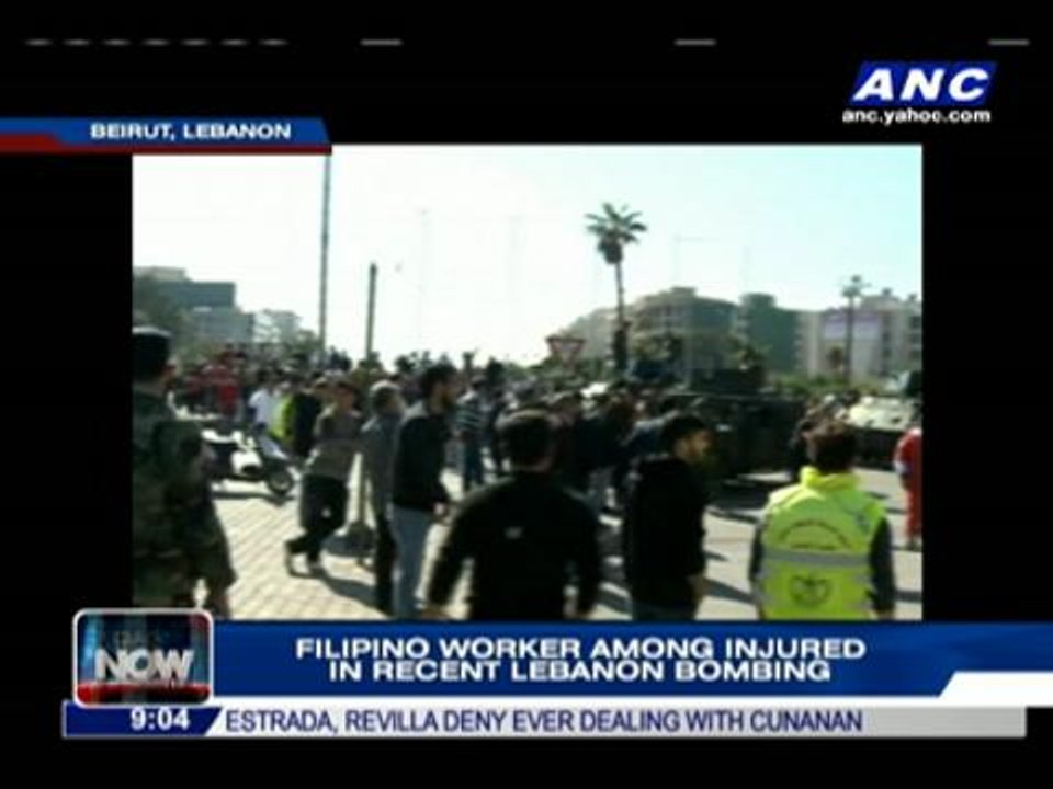 Filipino injured in recent Lebanon bombing video Dailymotion