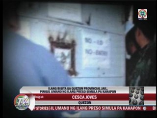 Visitors held hostage inside Quezon jail?