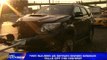 Two injured as minibus falls off highway