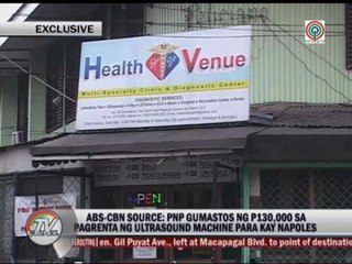 EXCL: PNP rents machine for P130,000 for Napoles
