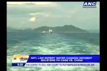 Water cannon incident bolsters PH claim- Roque