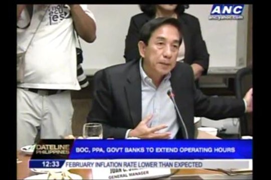 BOC, PPA, gov't banks to extend operating hours