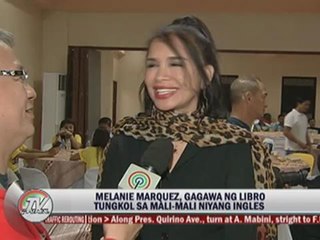 Melanie Marquez to compile 'Melanisms' in book