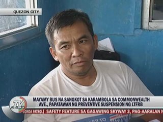 Mayamy bus faces preventive suspension