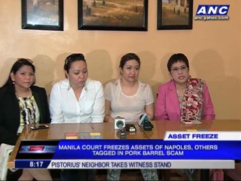 AMLC: Napoles accounts used in pork barrel scam