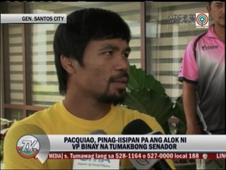 Pacquiao reluctant to join Senate race in 2016