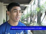 Eddiva returns to PH after successful UFC debut