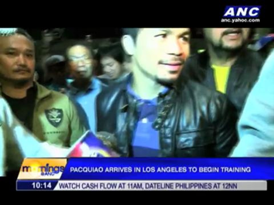 Pacquiao starts LA phase of training camp