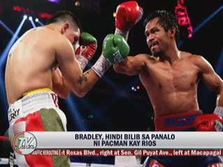 Bradley bullish ahead of Pacquiao match