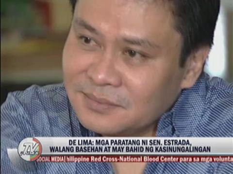 De Lima dares Jinggoy to name sources