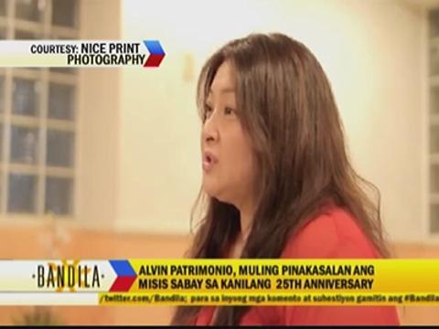 Alvin Patrimonio recalls love at first sight with wife