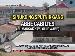 De Lima: Gang war not likely behind Bilibid stabbing