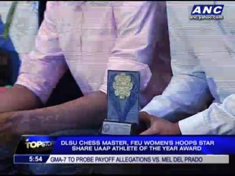 Chess master, hoops star share UAAP Athlete of the Year award