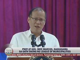 'Textmates' PNoy, Imee meet at oath-taking ceremony