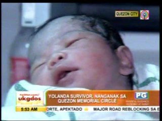 Yolanda survivor gives birth at Quezon Memorial Circle