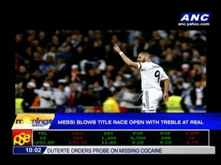 Messi blows La Liga title race wide open