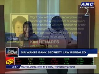 BIR wants bank secrecy law repealed