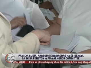 Download Video: Dismissed PMA cadet brings evidence to SC