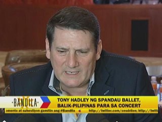 Spandau Ballet's Tony Hadley in PH for concert