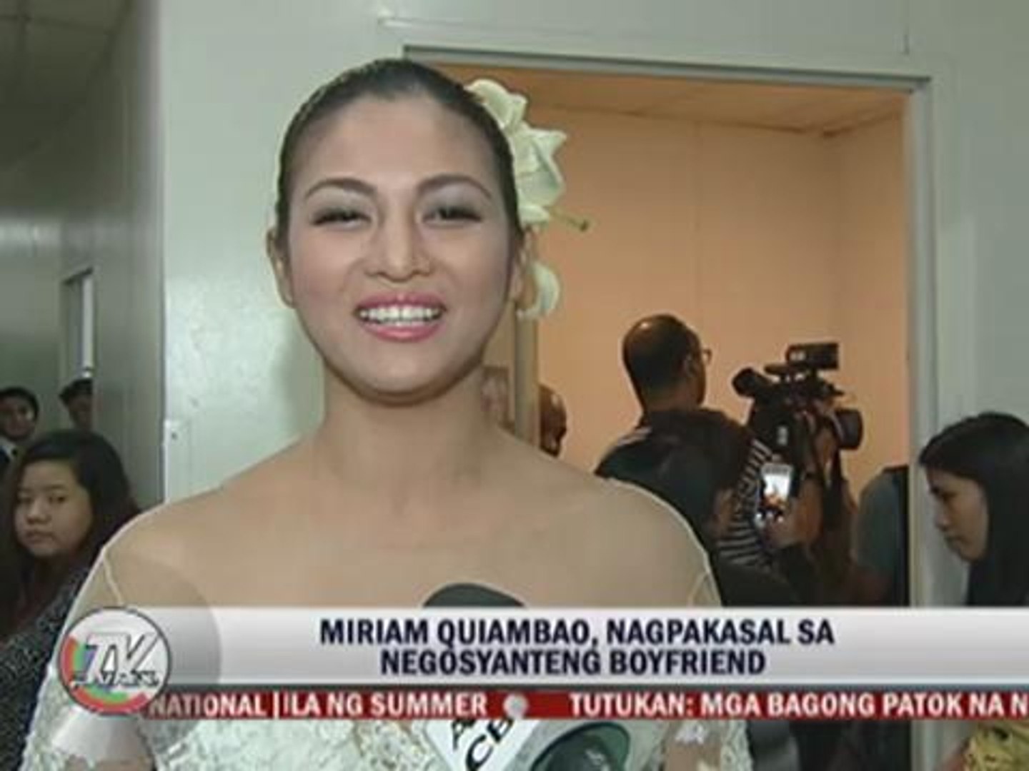 ⁣Miriam Quiambao gets married again