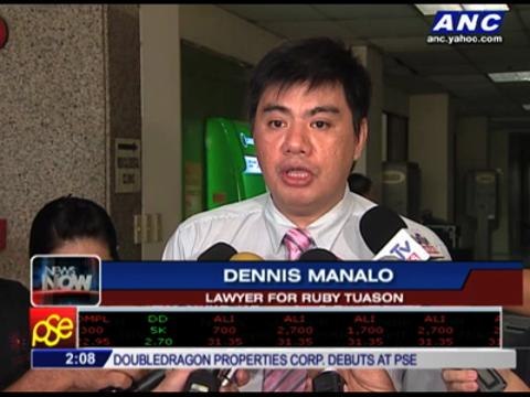 Ruby Tuason asks Ombudsman to drop charges