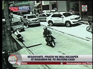 WATCH: Businessman shot dead, robbed in Cavite