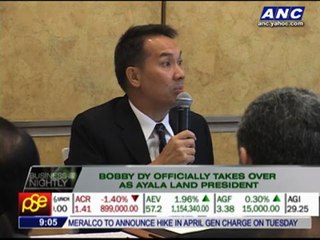 Dy officially takes over as Ayala Land president