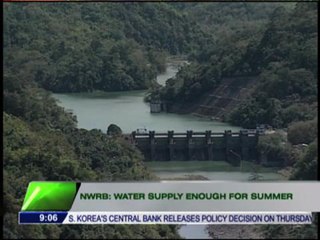 NWRB: Water supply enough for summer