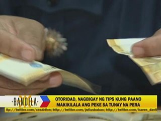 How to spot fake money