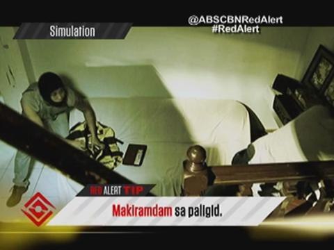 Atom Araullo shows what to do when 'akyat-bahay' strikes