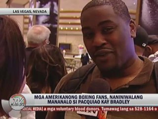 Pacquiao-Bradley fever hits Las Vegas