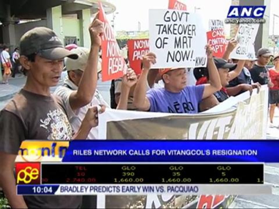Unfair to blame MRT woes on Vitangcol, Palace says