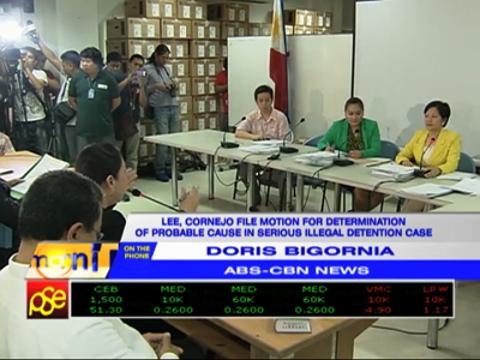 Lee, Cornejo file motion seeking probable cause in illegal detention case