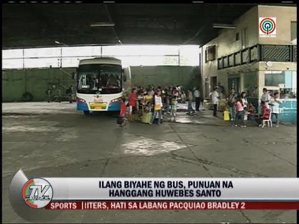 Bus trips fully booked ahead of Holy Week travel