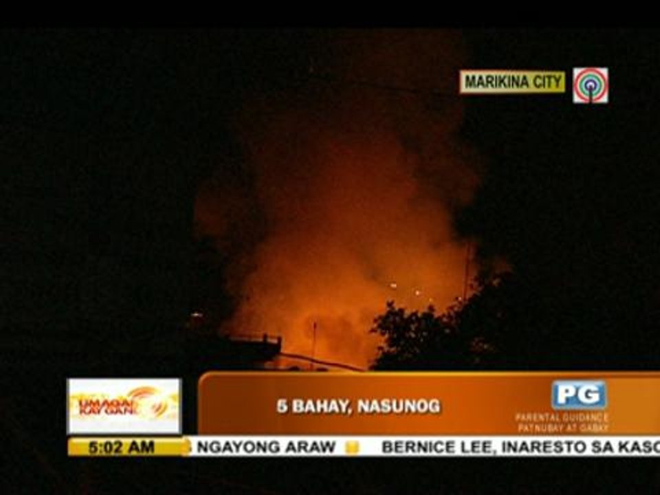 Fire Hits Residential Area In Marikina Video Dailymotion