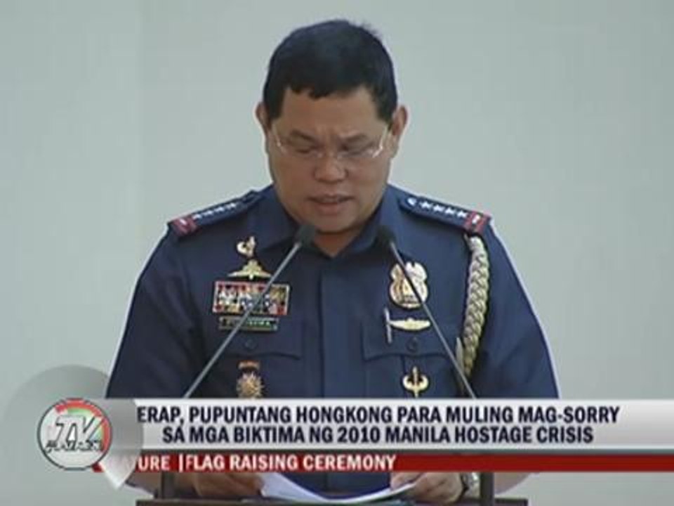 Palace joining Erap in saying sorry to Hong Kong?