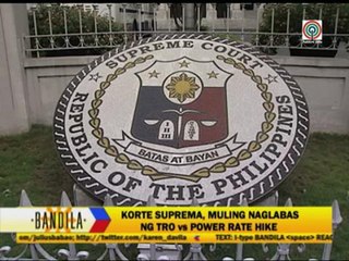 TRO on Meralco rate hike welcomed