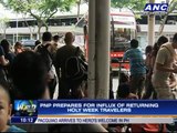 PNP prepares for influx of returning Holy Week travelers