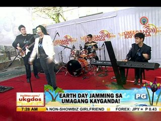 Lou Bonnevie promotes '2014 Earth Day Jam'