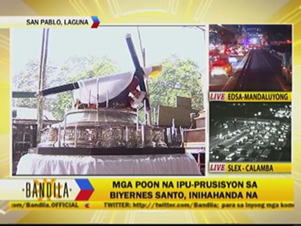 Laguna town gears up for Good Friday procession