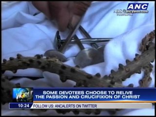 What the Church says on penitents' crucifixion