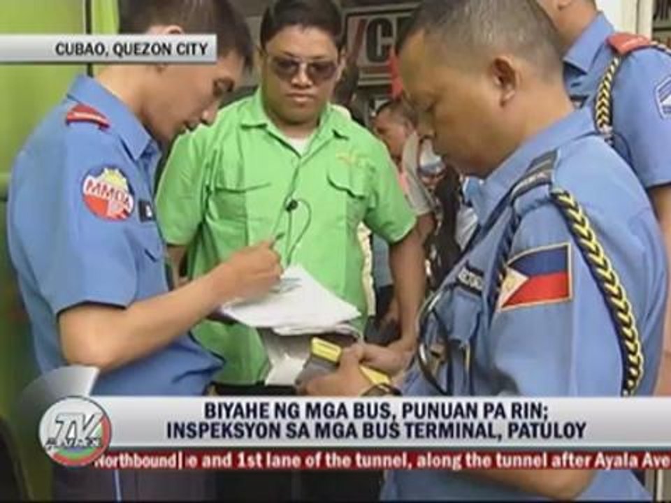 LTFRB steps up bus inspections