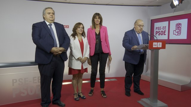 La secretaria general del PSE-EE, Idoia Mendia