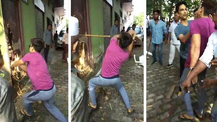 मेरठ: पंचायत के दौरान भिड़े दो पक्ष, जमकर चले लाठी-डंडे, देखें वीडियो