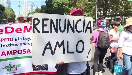 Premier grand discours pour le nouveau président du Mexique